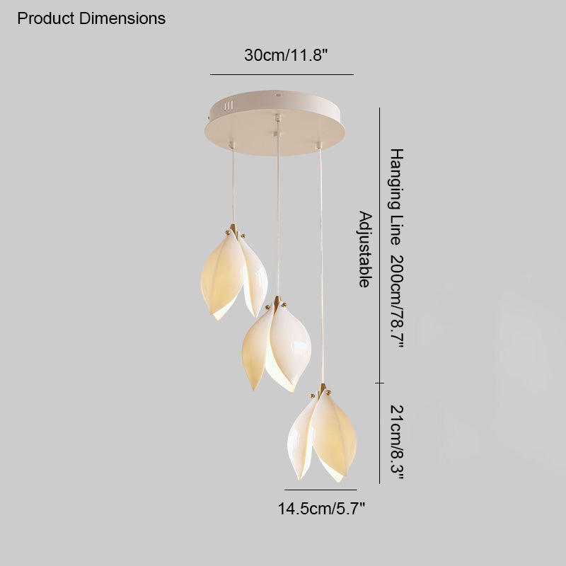 Diff Magnolia Petal Pendant Chandelier-DF2106