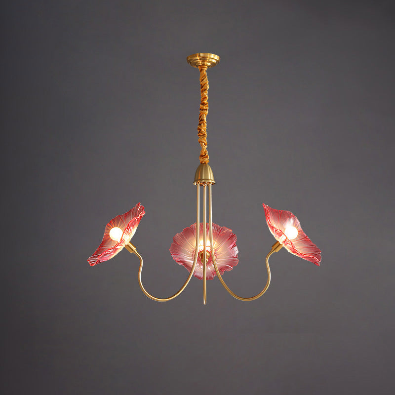 Diff Lotus Flower Arm Chandelier-DF2025