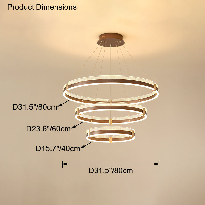 Diff Tiered Circular Led Chandelier-DF2276
