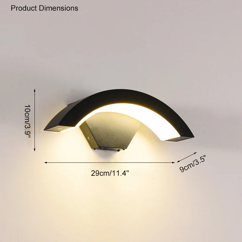 Diff Arc Outdoor Light Wall-DF9002