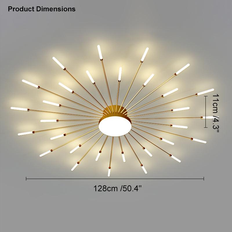 Diff Fireworks Swirl Ceiling Light-DF1001