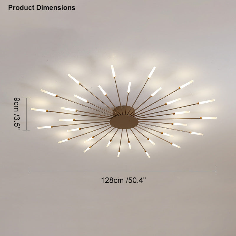 Diff Fireworks Starburst Ceiling Light-DF1000