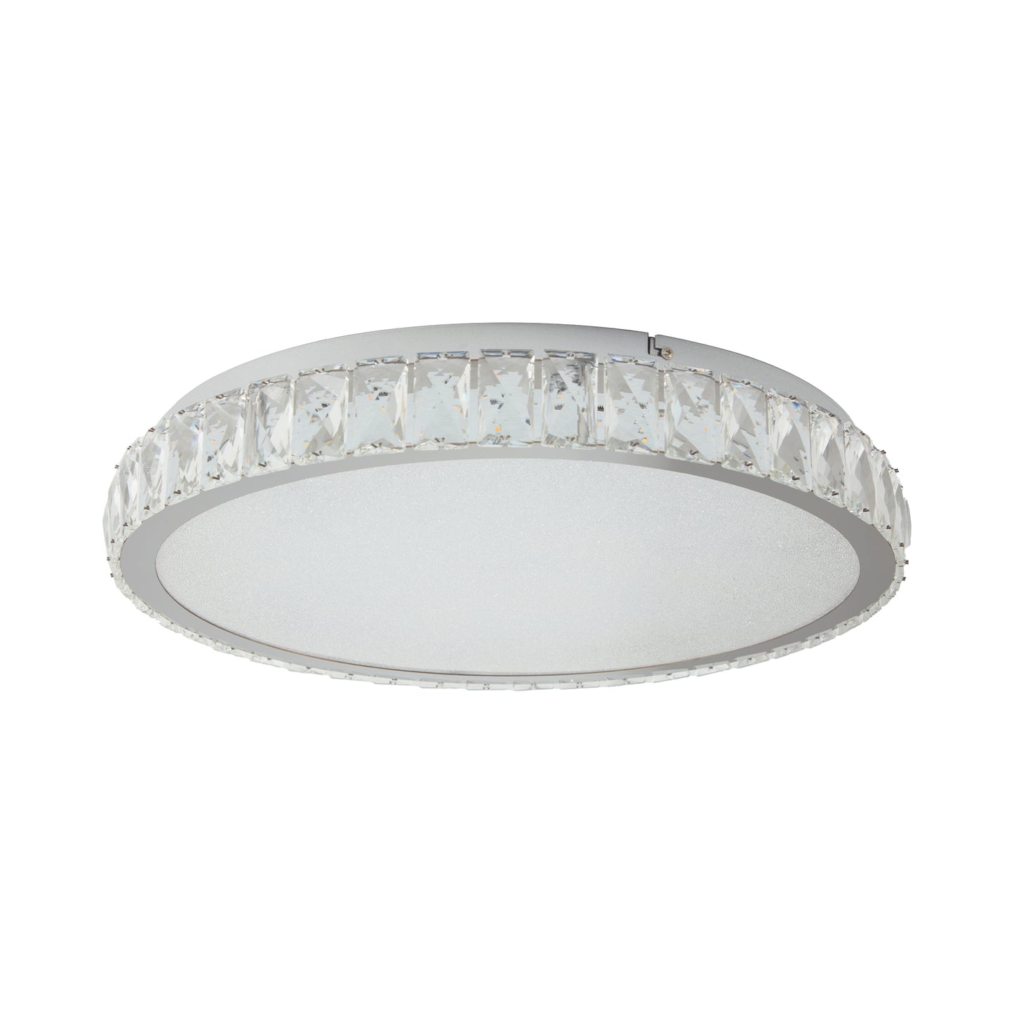 Crystal LED Ceiling Light, 19.7-Inch Flush Mount