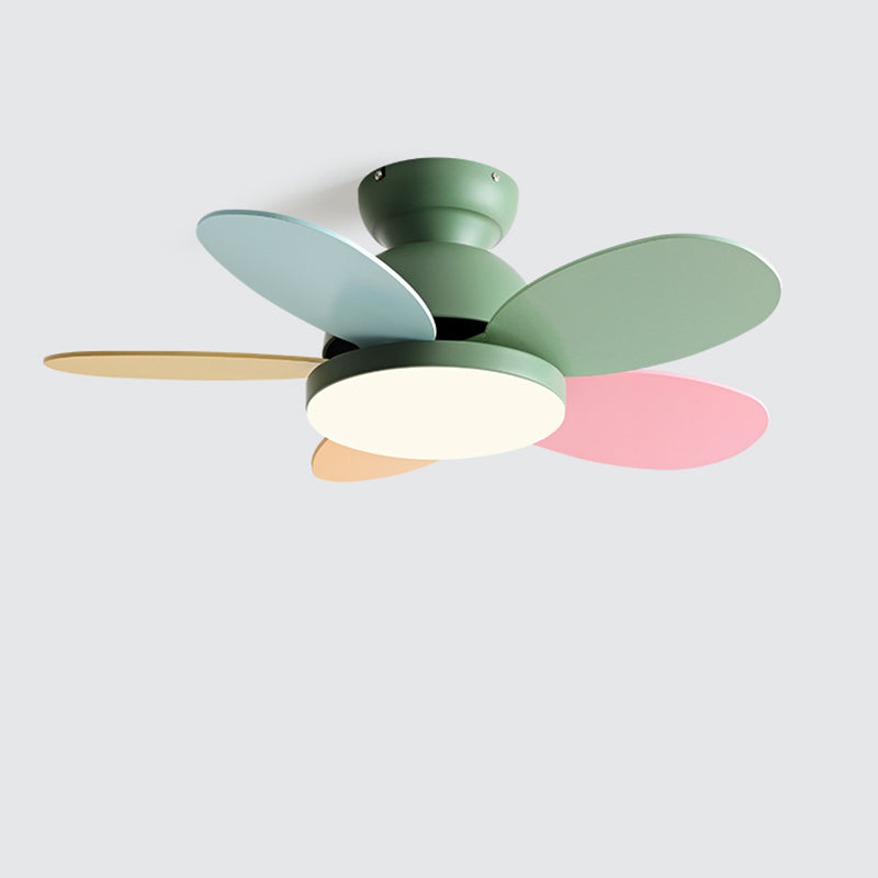 Diff 36" Children Wood Ceiling Fan with Dimmable Light-DF5004