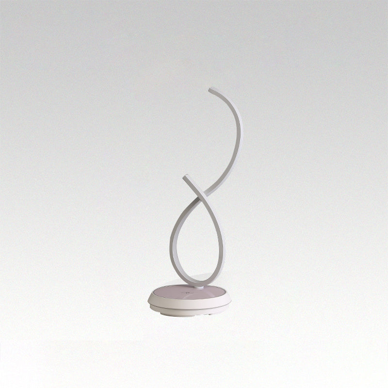Diff Dimmable Infinity Sculptural Table Lamp with Wireless Charger-DF8043