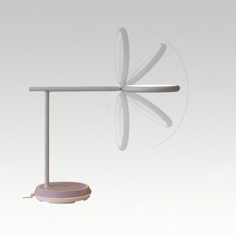 Diff Dimmable Touch Round Desk Lamp with Wireless Charger-DF8042