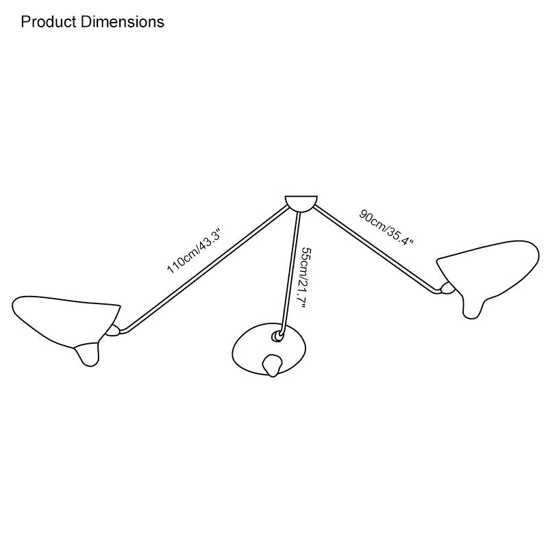 Diff Arms Chandelier-DF2057