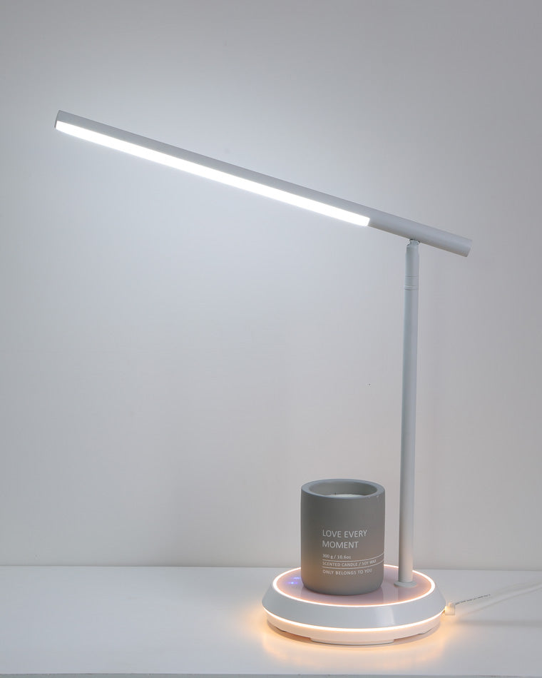 Diff Dimmable Touch Cantilever Desk Lamp with Wireless Charger-DF8040