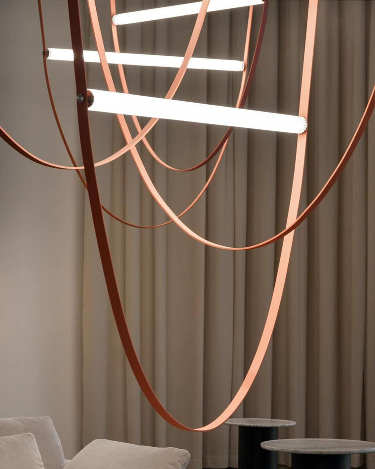 Diff Leather String Chandelier-DF2273