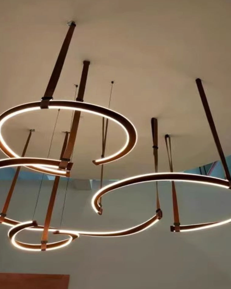 Diff Belt Circular Chandelier-DF2266