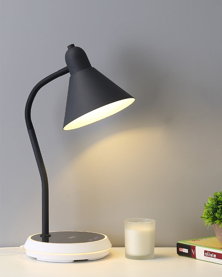 Diff Dimmable Touch Flexible Gooseneck Desk Lamp with Wireless Charger-DF8044