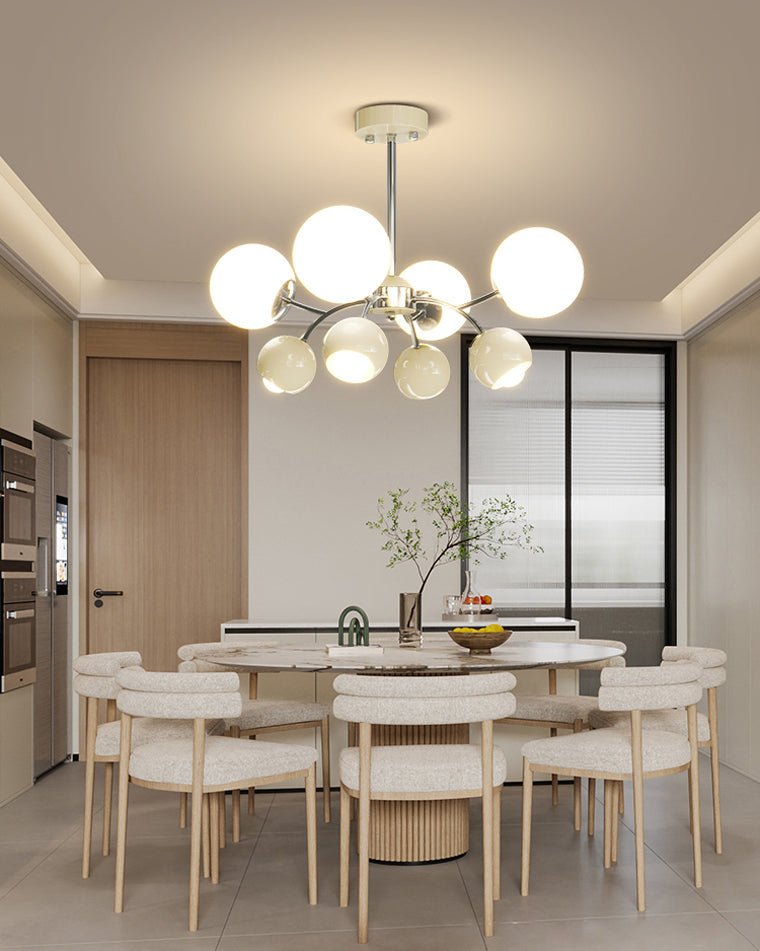 Diff Space Age Glass Globe Chandelier-DF2290