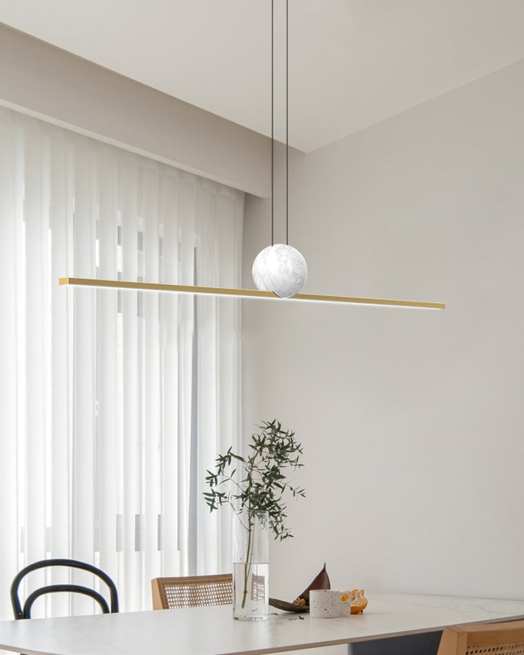 Diff Marble Linear Pendant Light-DF2329