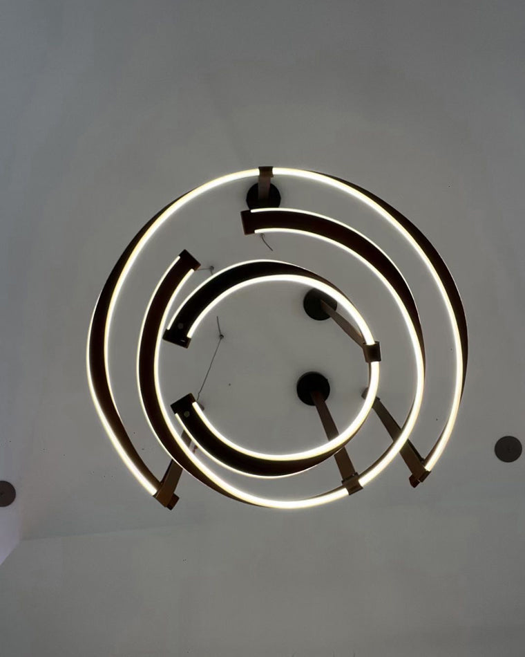 Diff Belt Circular Chandelier-DF2266