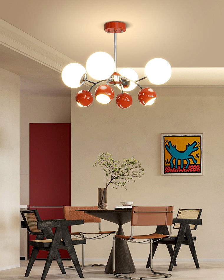 Diff Space Age Glass Globe Chandelier-DF2290