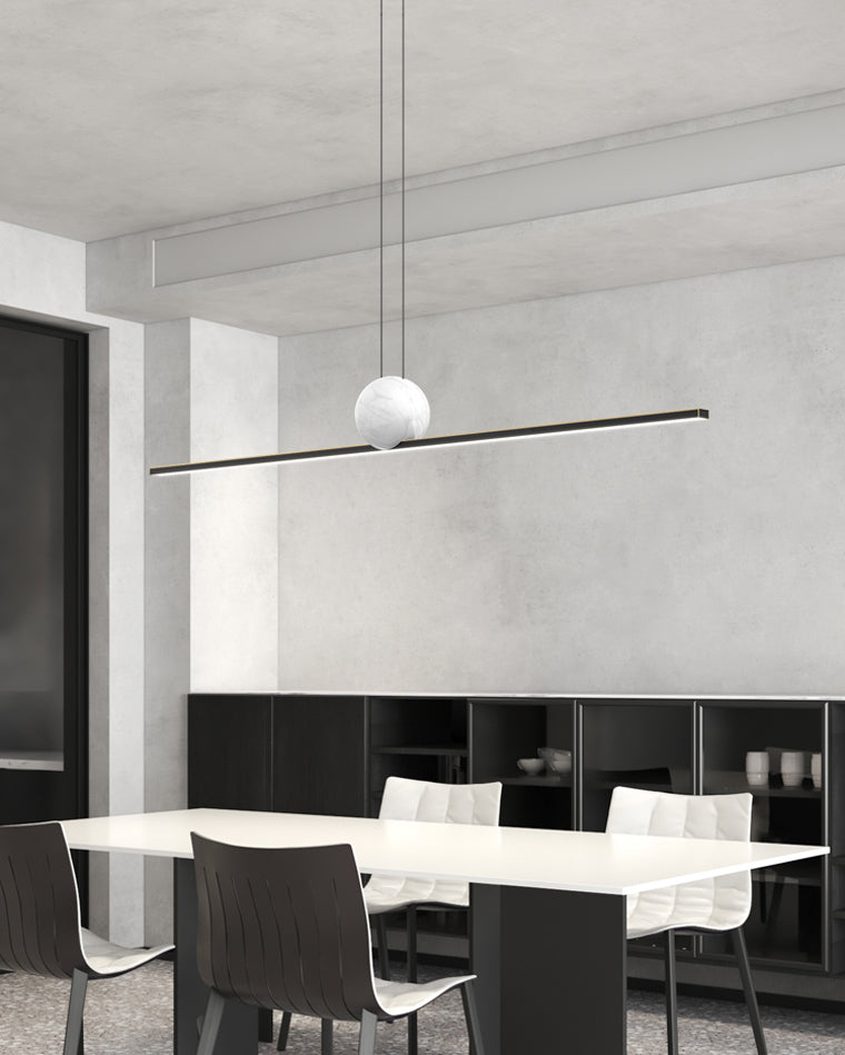Diff Marble Linear Pendant Light-DF2329