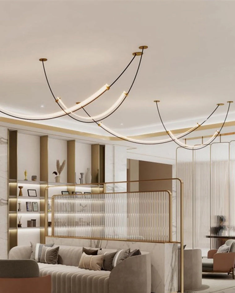 Diff Arc Acrylic Chandelier-DF2288