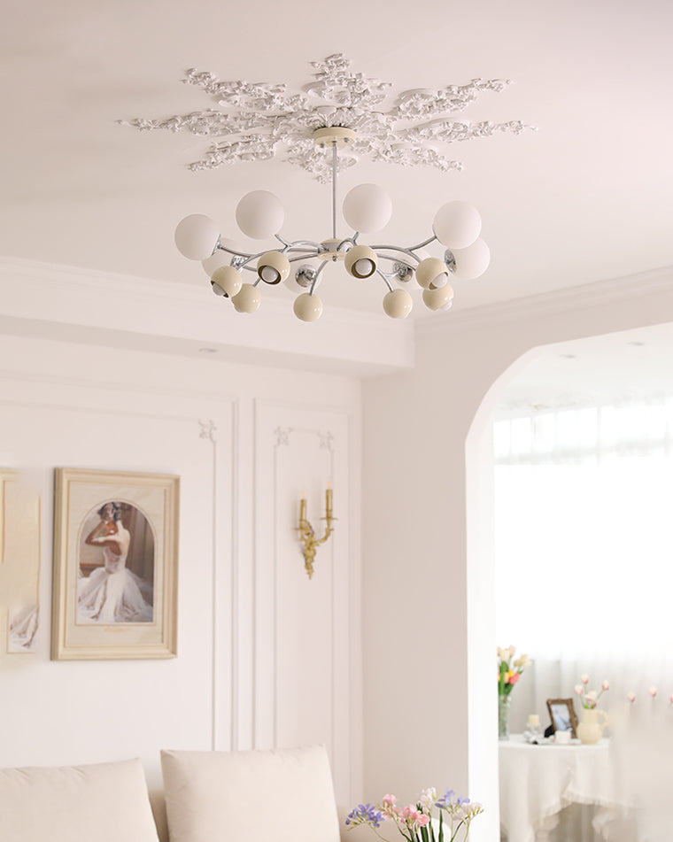 Diff Space Age Glass Globe Chandelier-DF2290