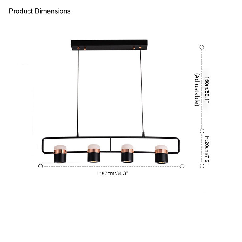 Diff Linear Spotlight Kitchen Pendant Light-DF2019