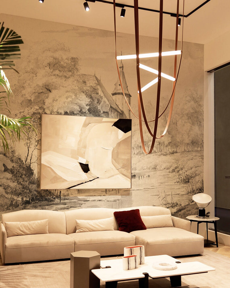Diff Leather String Chandelier-DF2273