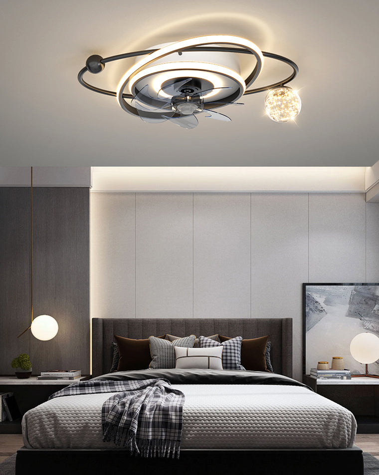 Diff Low Profile Ceiling Fan with Remote-DF5058