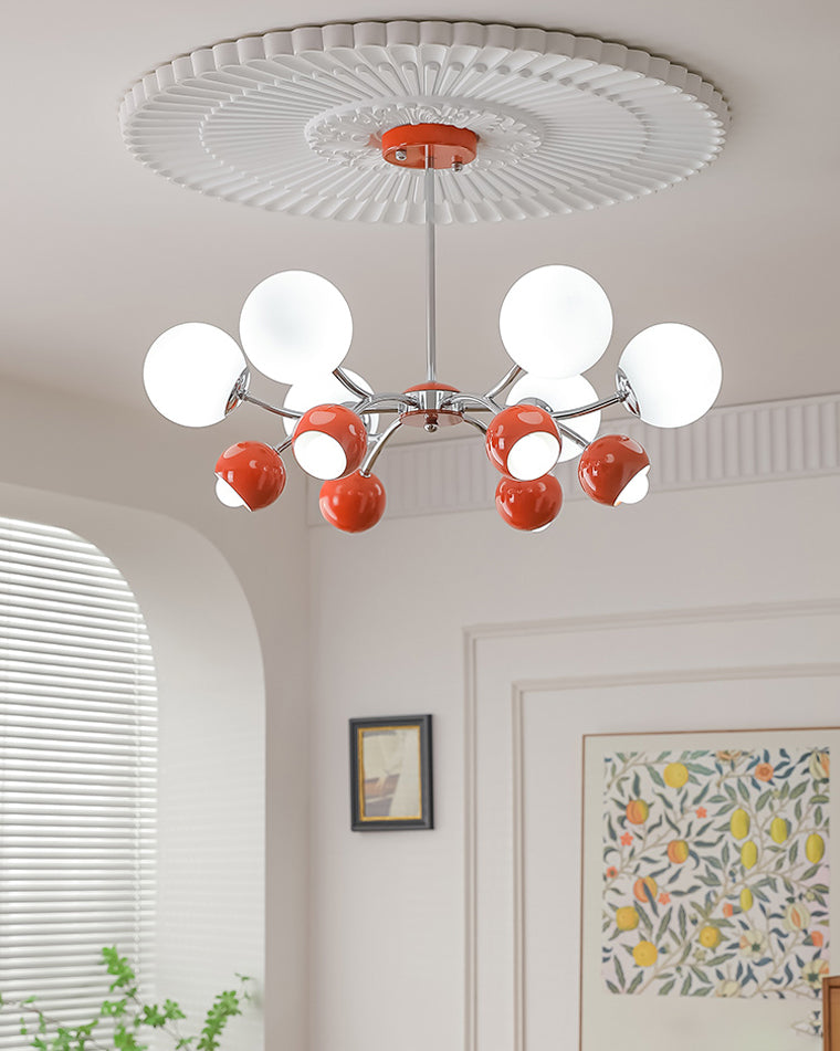 Diff Space Age Glass Globe Chandelier-DF2290