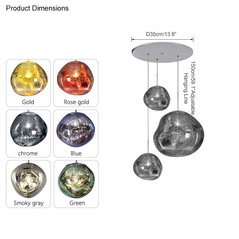 Diff Hanging Lava Melt Pendant Lamp-DF2043