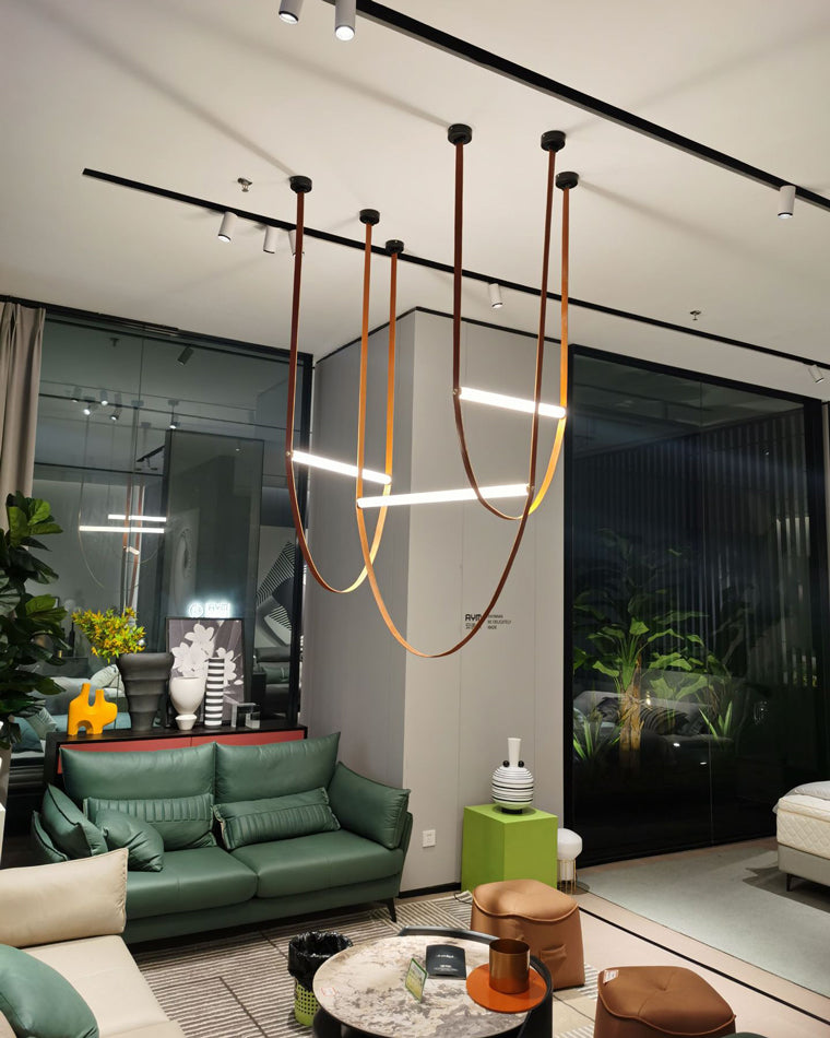 Diff Leather String Chandelier-DF2273