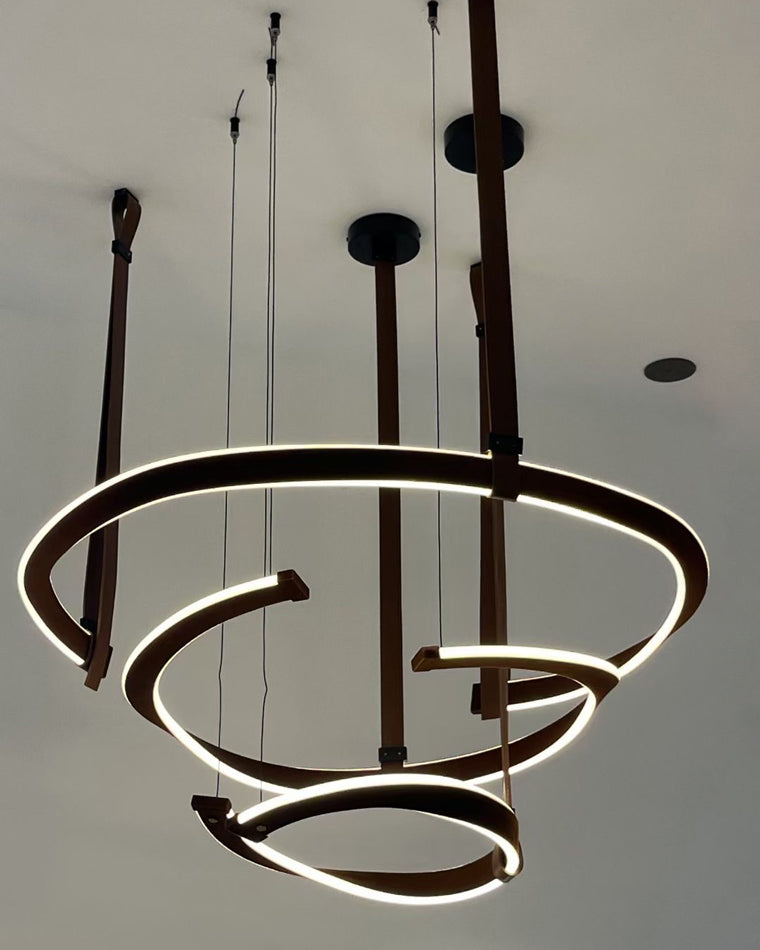 Diff Belt Circular Chandelier-DF2266