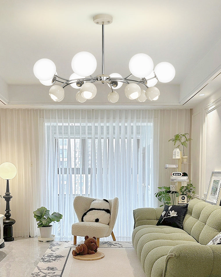 Diff Space Age Glass Globe Chandelier-DF2290