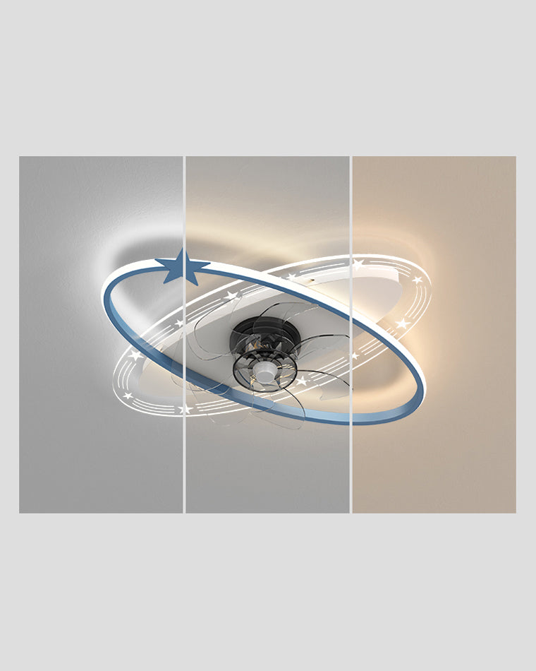 Diff Small Low Profile Ceiling Fan with Remote-DF5059