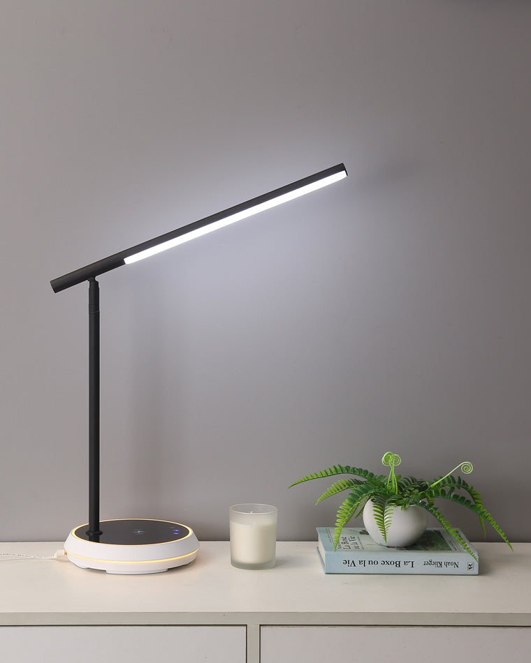 Diff Dimmable Touch Cantilever Desk Lamp with Wireless Charger-DF8040