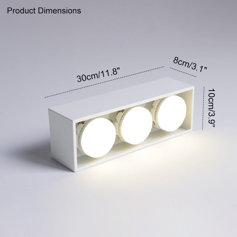 Diff Square Flush Mount Ceiling Light-DF1023