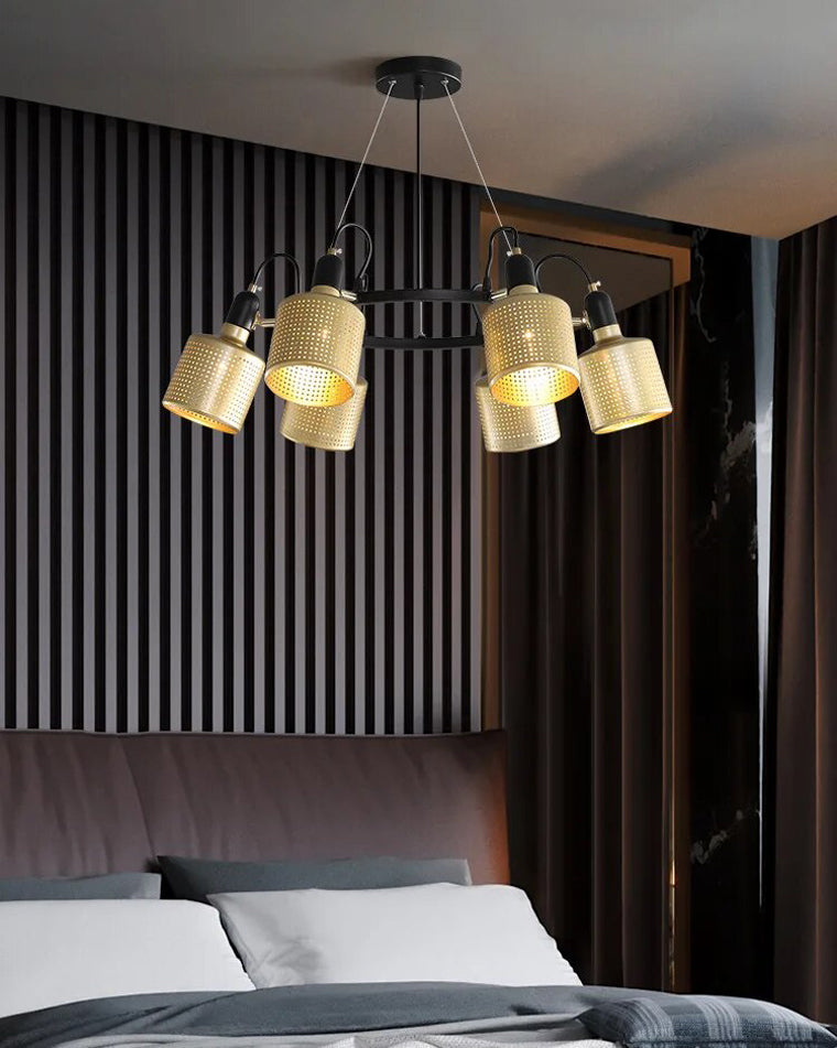 Diff Industrial Gold Chandelier-DF2262