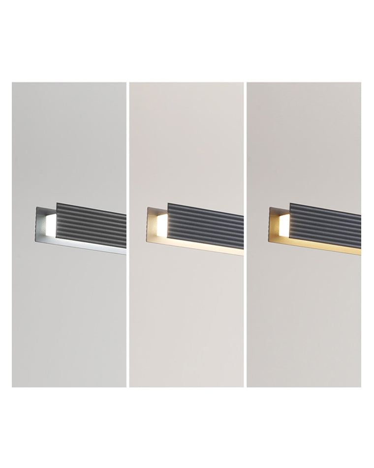 Diff Contemporary Black Linear Led Pendant Light-DF2281