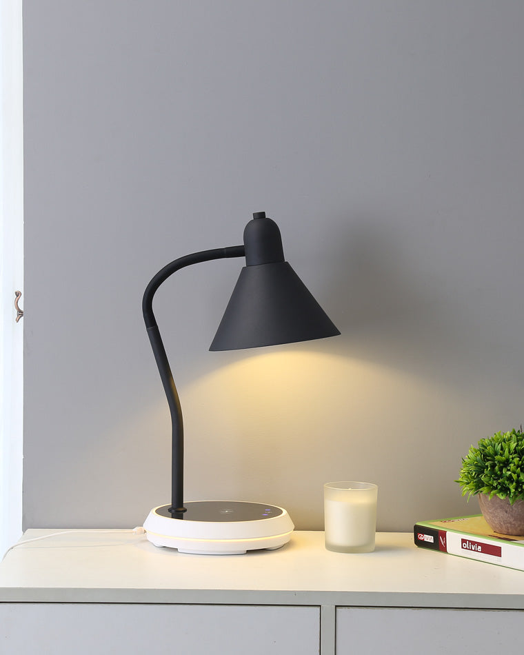 Diff Dimmable Touch Flexible Gooseneck Desk Lamp with Wireless Charger-DF8044