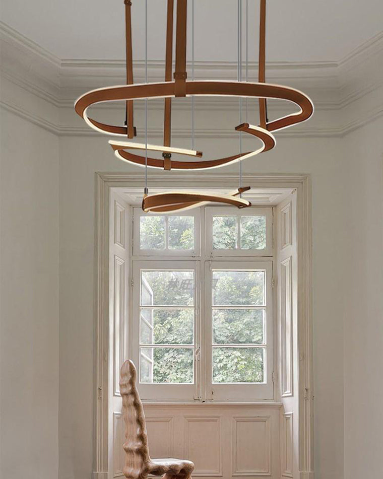 Diff Belt Circular Chandelier-DF2266