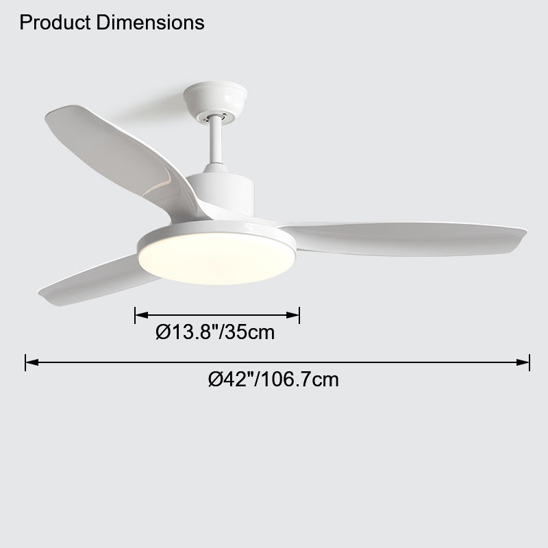 Diff Minimal Ceiling Fan with Light-DF5002