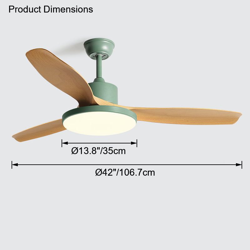 Diff Minimal Ceiling Fan with Light-DF5002