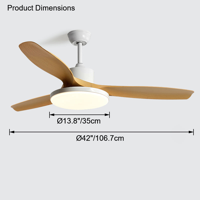 Diff Minimal Ceiling Fan with Light-DF5002