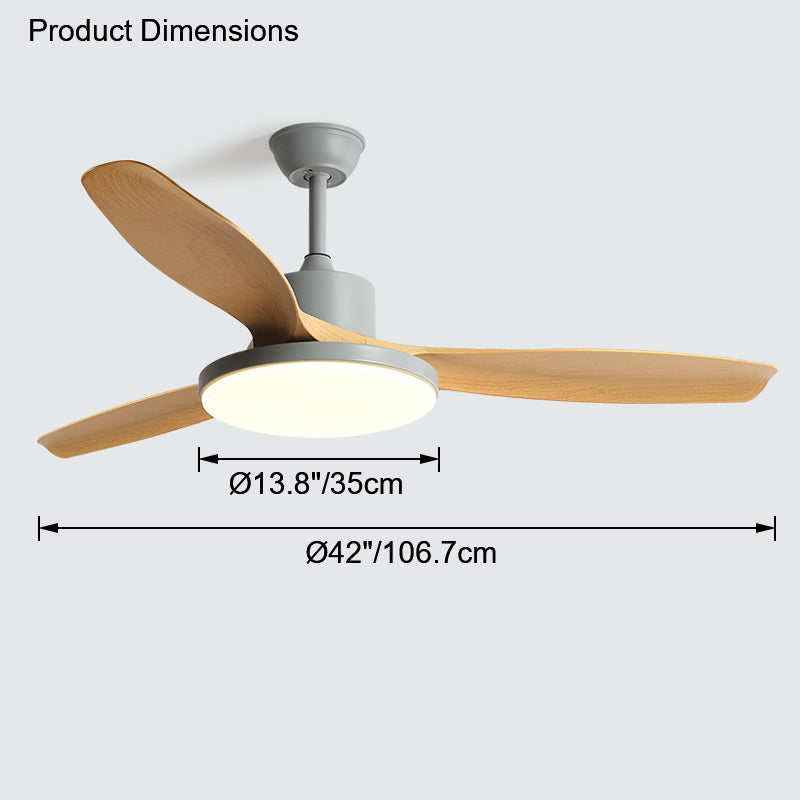 Diff Minimal Ceiling Fan with Light-DF5002