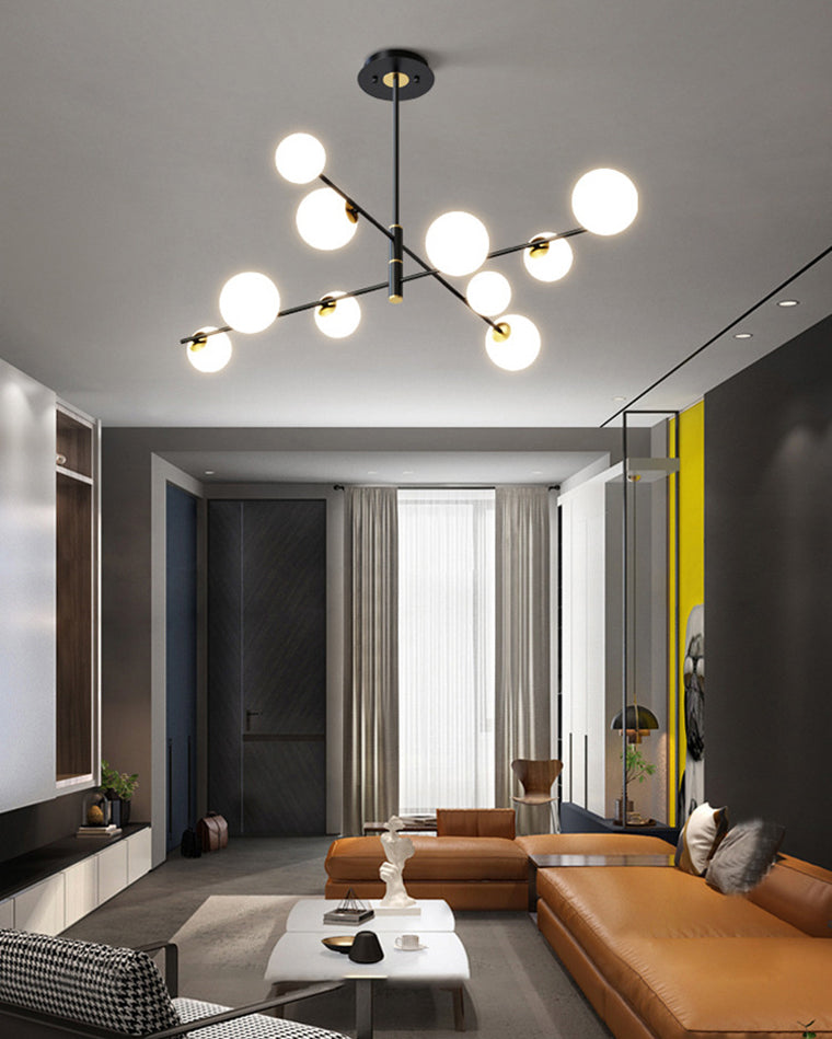 Diff Frosted Glass Globe Chandelier-DF2291