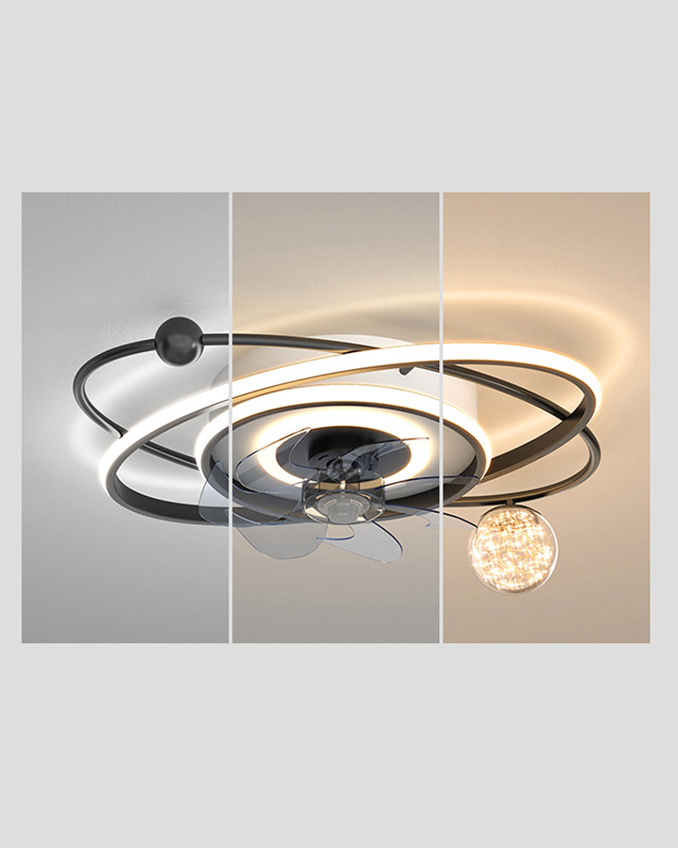 Diff Low Profile Ceiling Fan with Remote-DF5058