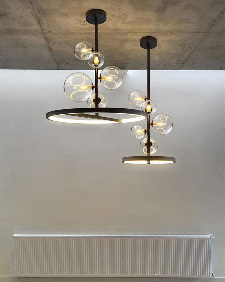 Diff Vertical Glass Bubble Chandelier-DF2293