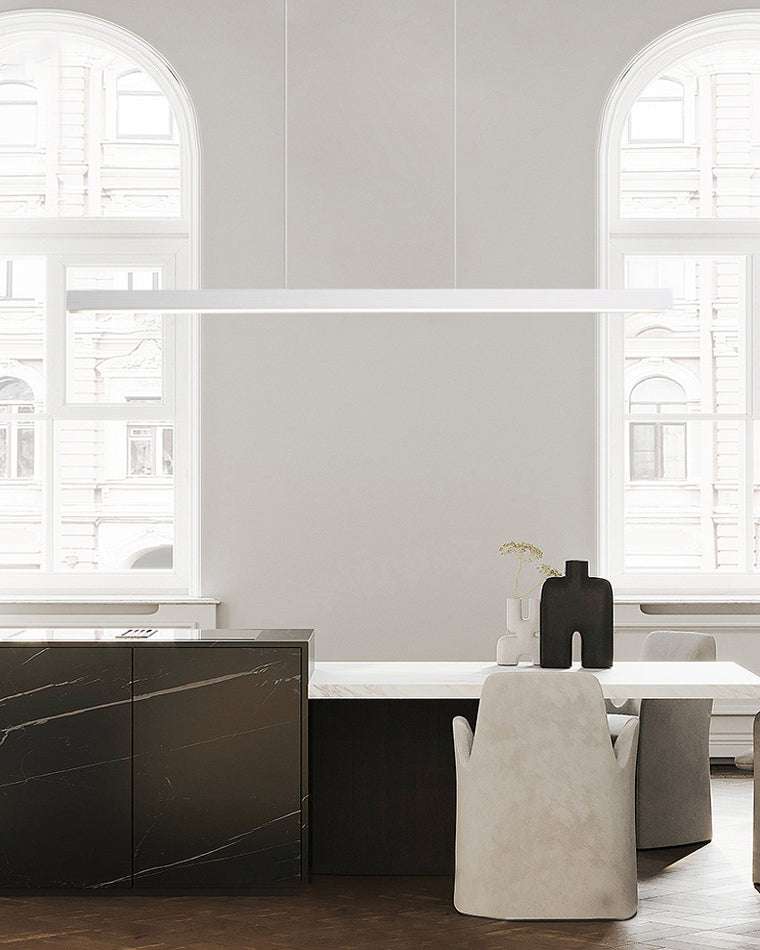 Diff Contemporary Black Linear Led Pendant Light-DF2281