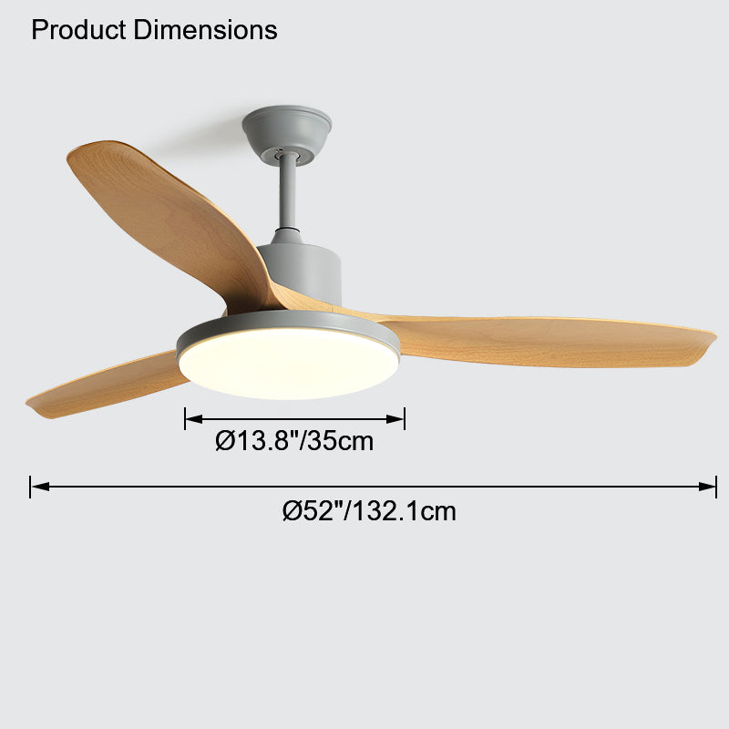 Diff Minimal Ceiling Fan with Light-DF5002