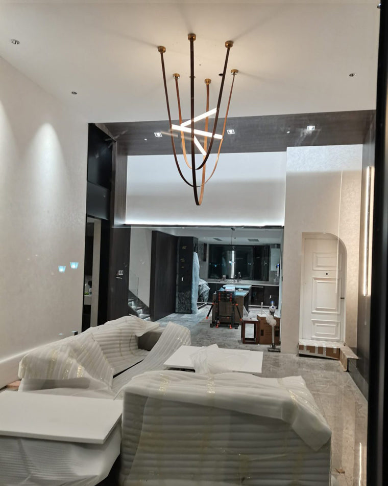 Diff Leather String Chandelier-DF2273