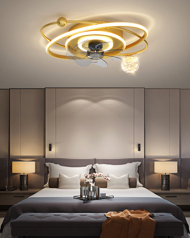 Diff Low Profile Ceiling Fan with Remote-DF5058
