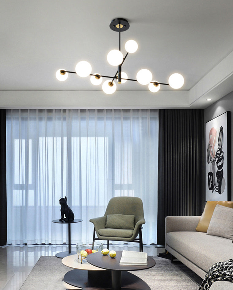 Diff Frosted Glass Globe Chandelier-DF2291
