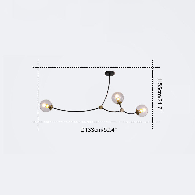 Diff Branching Bubble Chandelier-DF2141